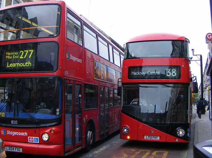 Arriva London Borismaster LT6 & Stagecoach London Dennis Trident Alexander ALX400 18215